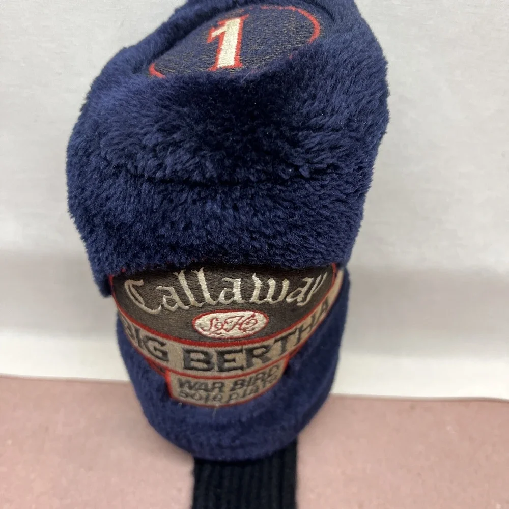 Vintage Callaway Golf BIG BERTHA War Bird Sole Plate S2H2 Head Cover 1 Wood